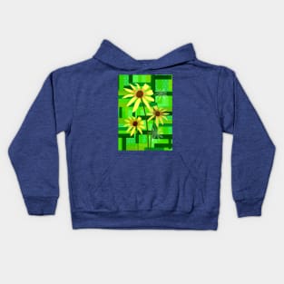 Yellow Flowers Kids Hoodie